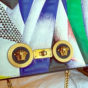 Versace multicolored crossbody bag